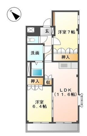 ウェルカム　ハウス（Ｔ）の物件間取画像